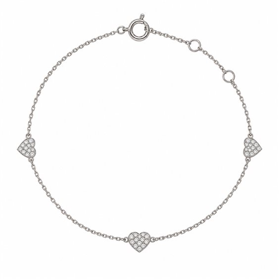 Bracelet Crivelli Femme in Or blanc Diamante 0.21 Ct 370-XB2941 - 370-XB2941